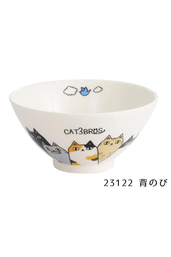 Rice Bowl Neko Brothers - Mu Shop