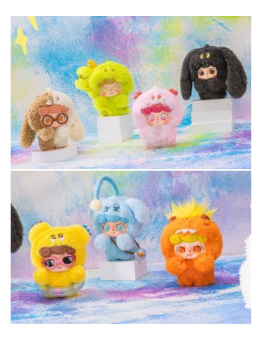 Q.Kid Emotional Hairy Monsters Plush - Blind Box