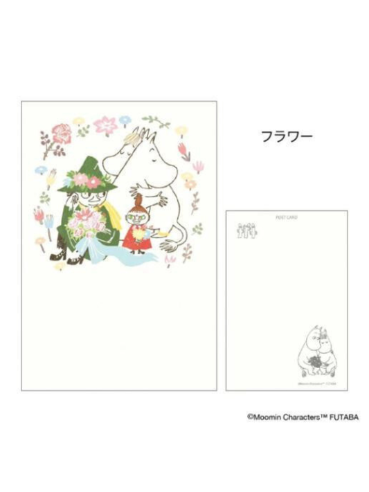 Moomin Seasonal Postcard – Spring Flowers