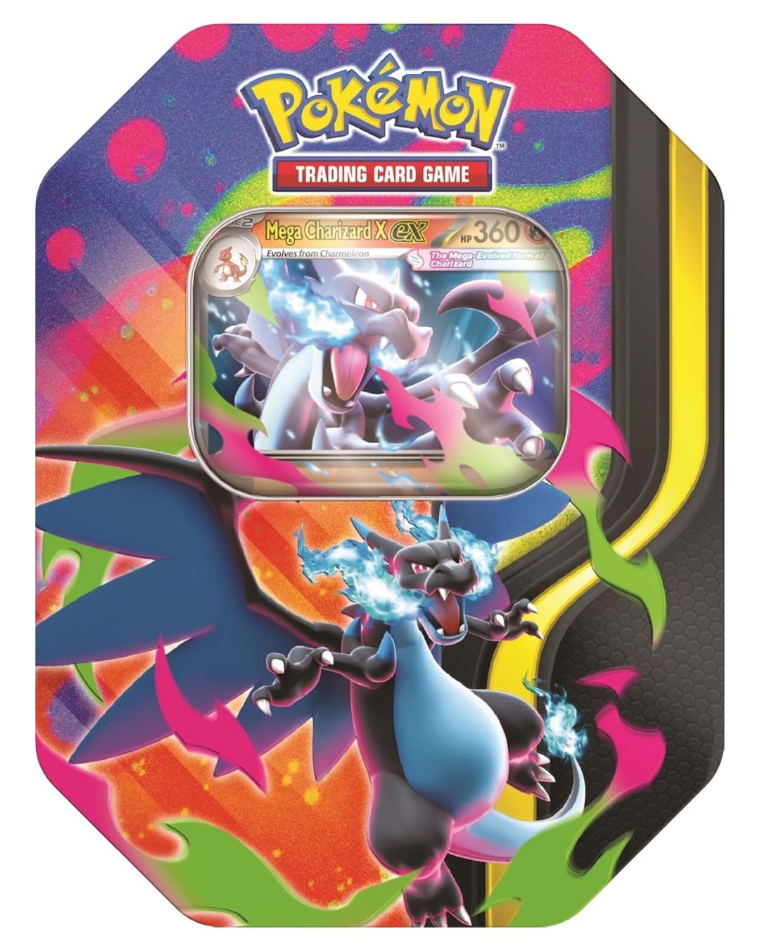 Pokémon TCG: Mega Charizard X Ex Tin