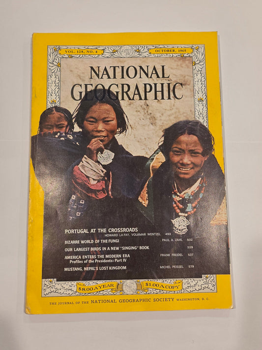 National Geographic Magazine – October 1965 Vintage Issue