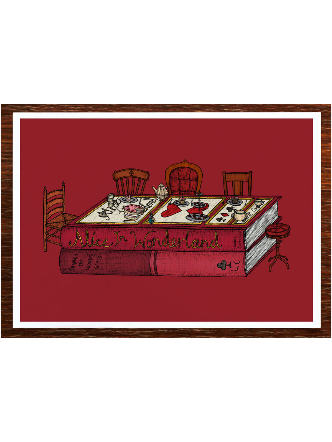 Alice in Wonderland – Book Artwork (A5)