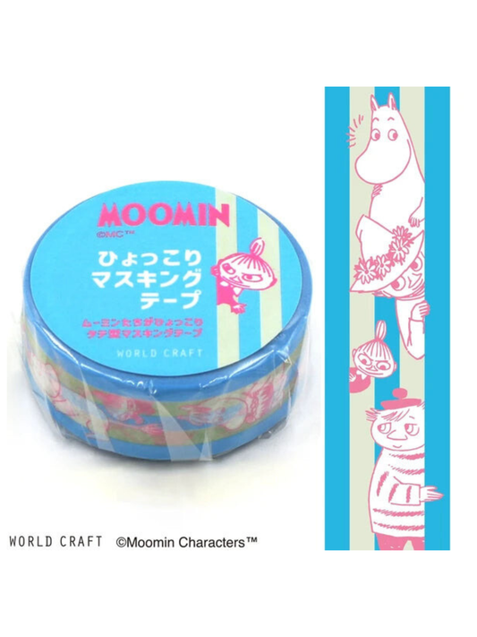 Moomin Washi Tape – Border Blue