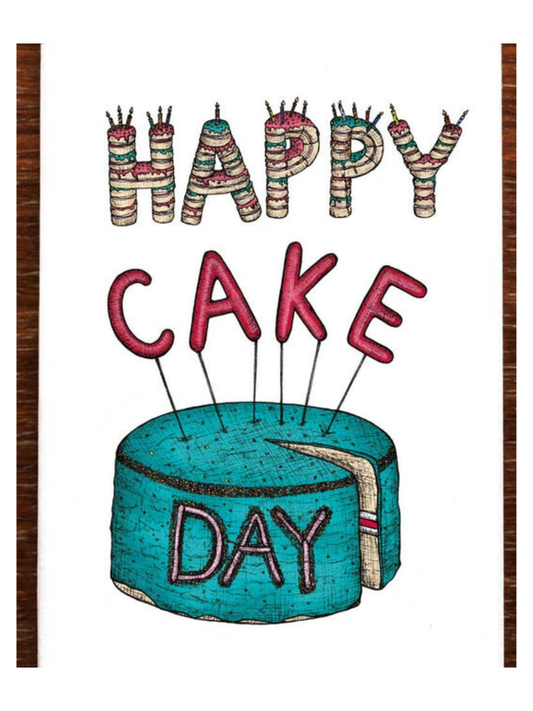 Happy Cake Day Birthday Card