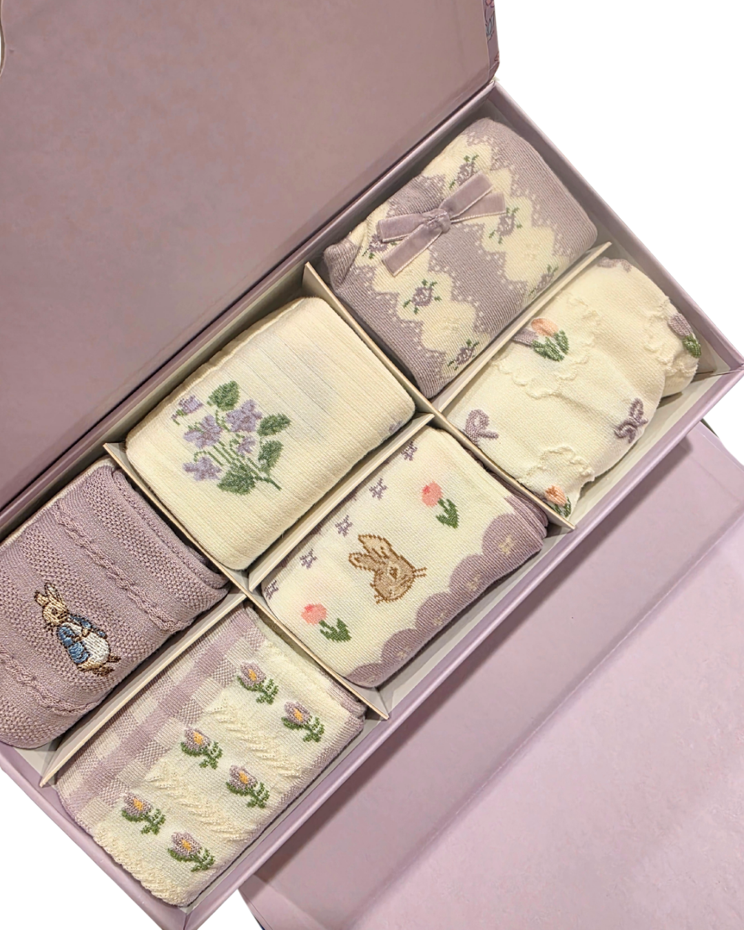 Peter Rabbit Sock Set - Purple