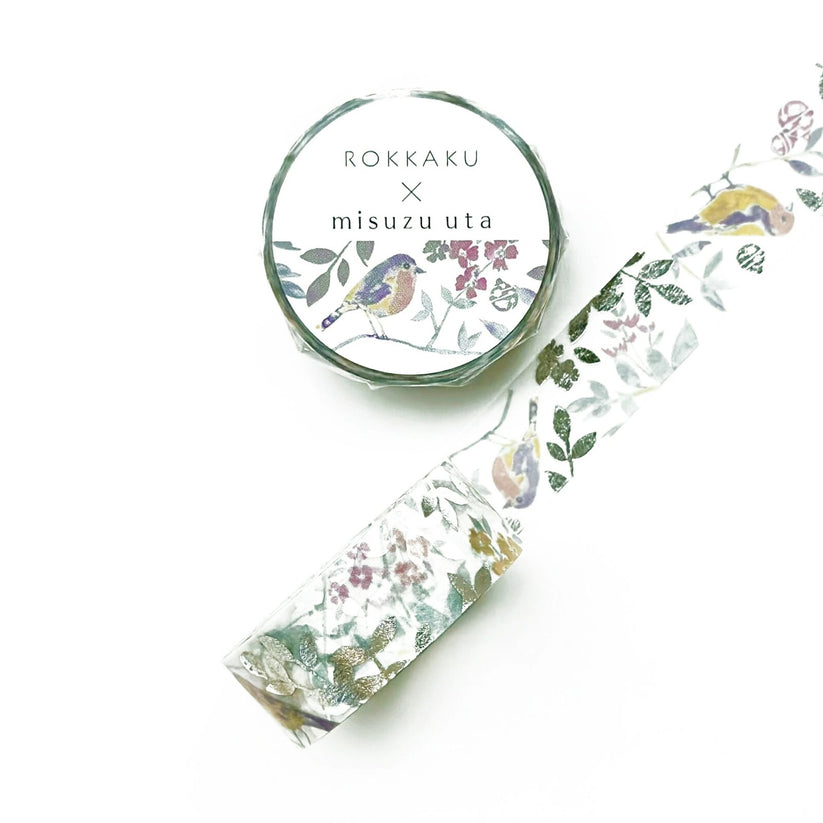 Misuzu Uta x ROKKAKU Futaba Washi Tape - Konzato no Yume