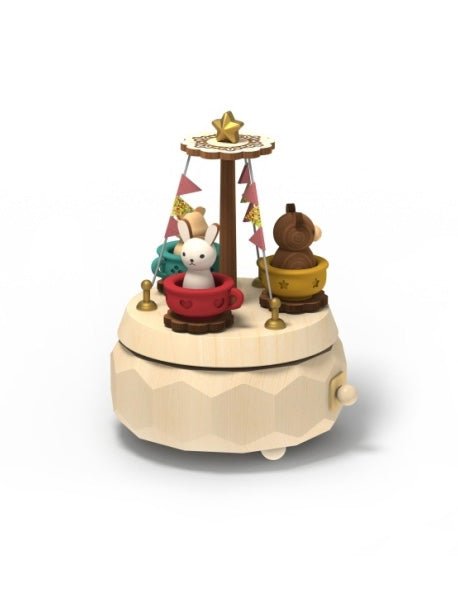 Rotating Coffee Cup – Exclusive Multi Rotate Music Box - Mu Shop