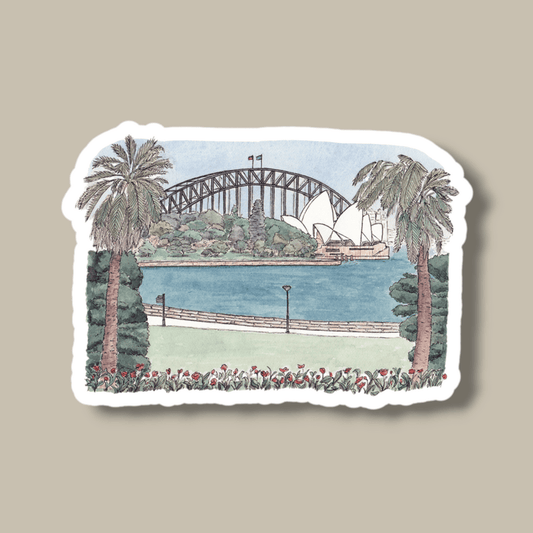 Royal Botanic Gardens ~ Vinyl Sticker - Mu Shop