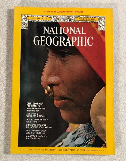 Vintage National Geographic November 1975