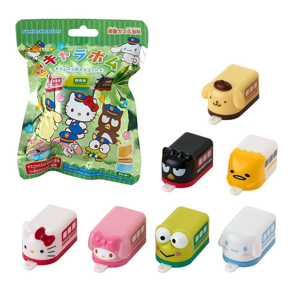 Sanrio Characters train mascot bath ball collection