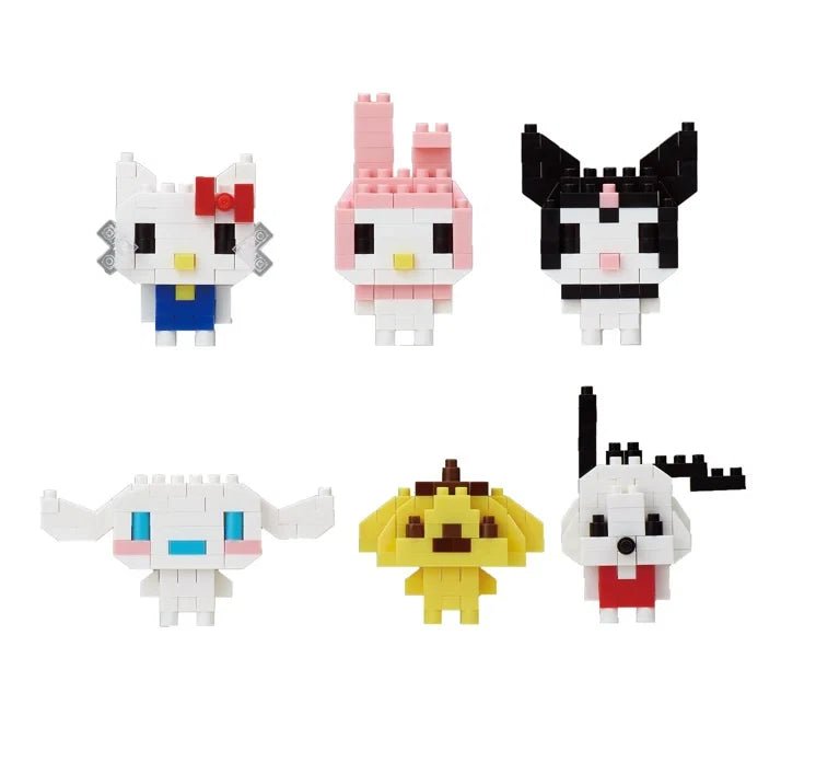 Sanrio Characters Mininano Blind Bag Building Block (6 - in - 1 box) - Mu Shop