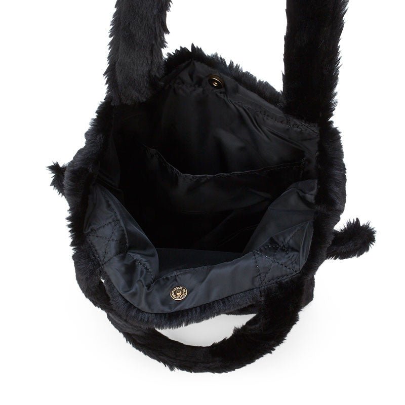 Sanrio Kuromi Fluffy Fur Tote Bag - Mu Shop