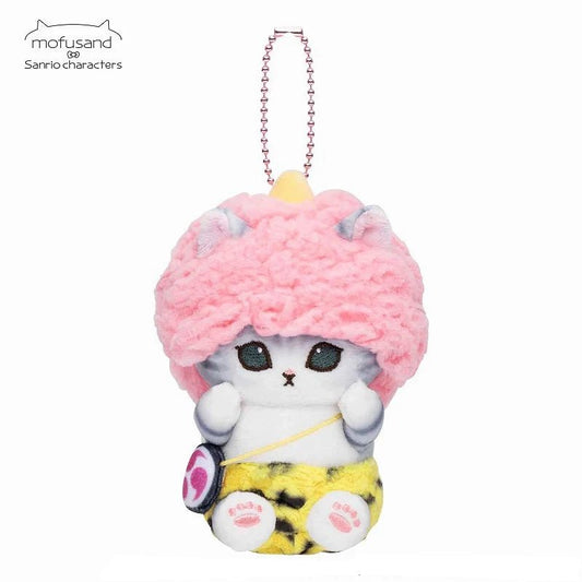 Sanrio × Mofusand Goropikadon Pika Plush Keyring - Mu Shop