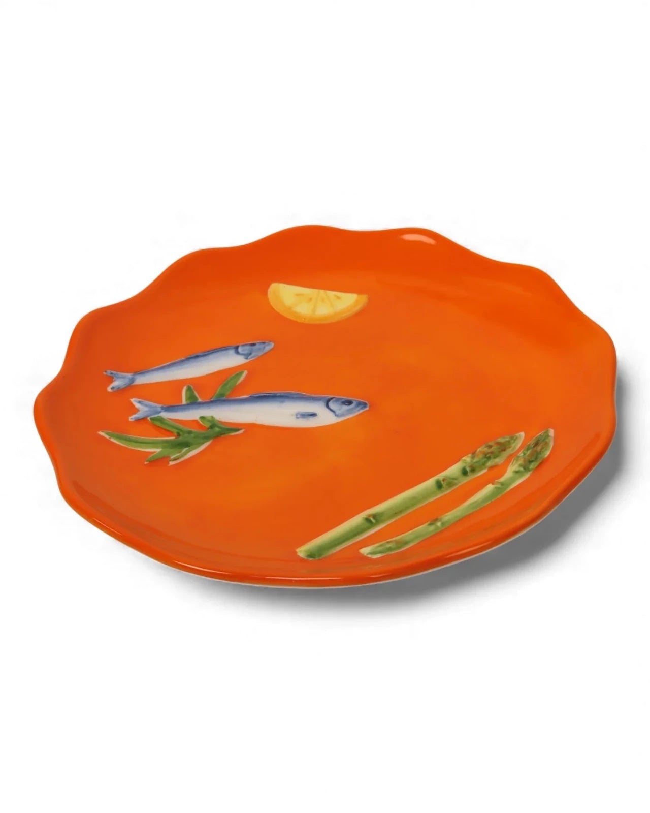Sardines Stoneware Plate 16cm - Mu Shop