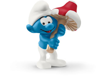 Smurf with Good Luck Charm Figure 5.5cm