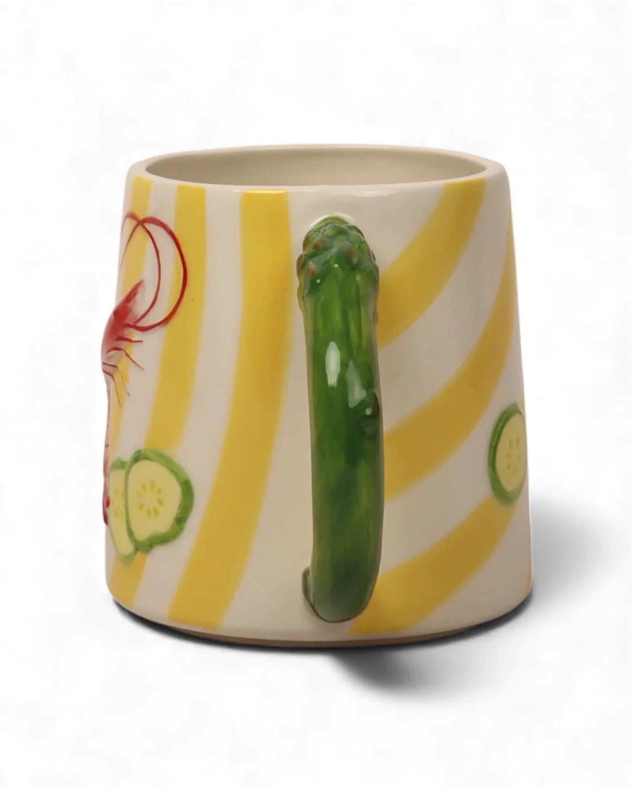 Seaview Stoneware Asparagus Mug 580ml - Mu Shop