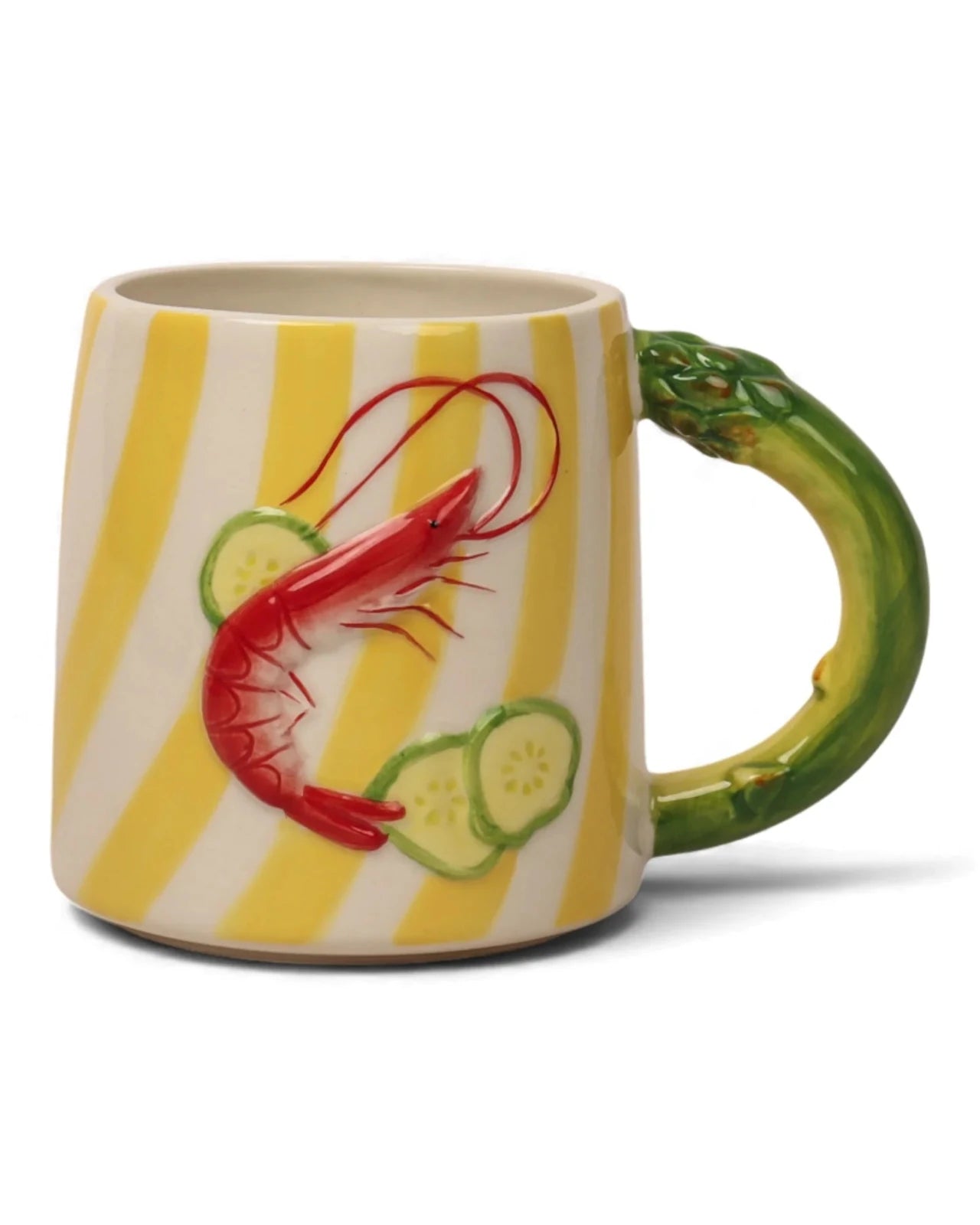 Seaview Stoneware Asparagus Mug 580ml - Mu Shop