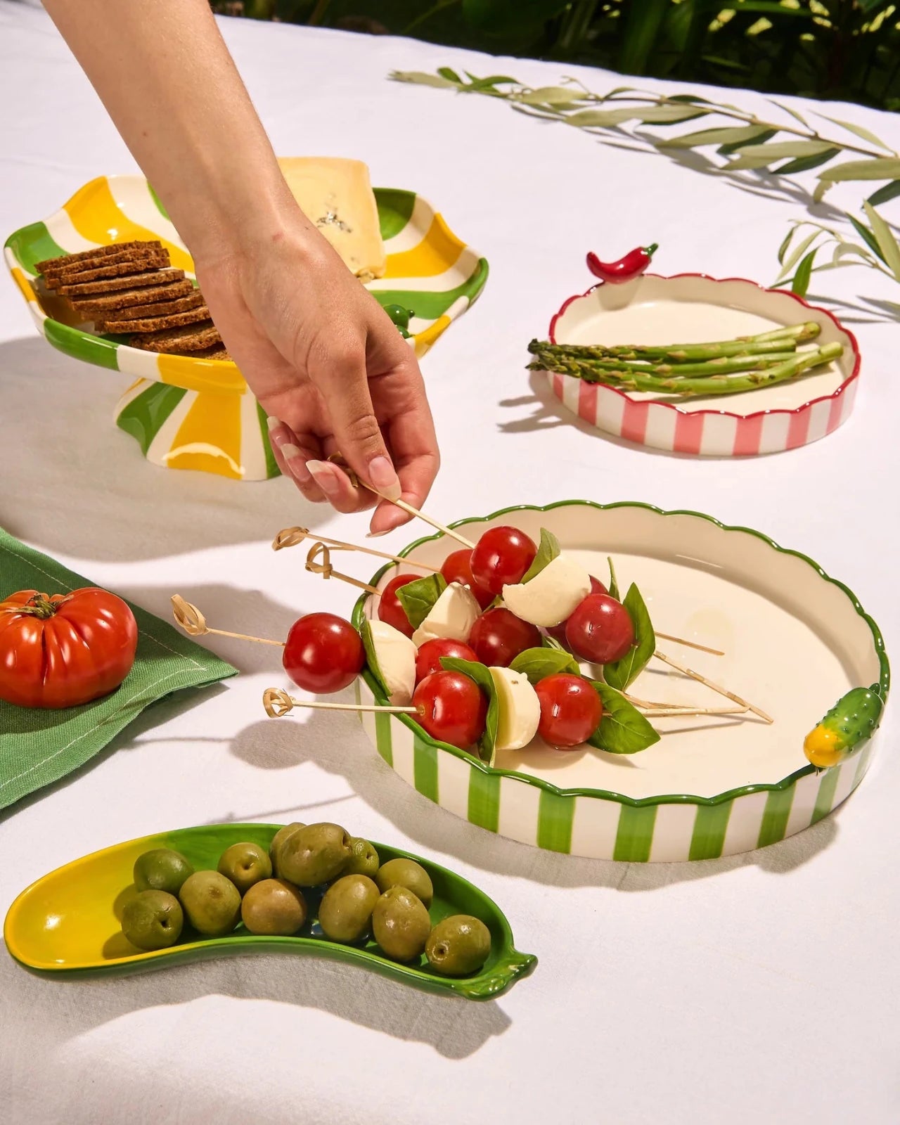 Seaview Stoneware Dill Small Dish - Mu Shop