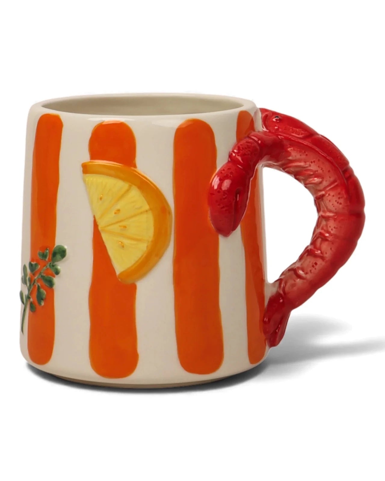 Seaview Stoneware Lobster Mug 580ml - Mu Shop