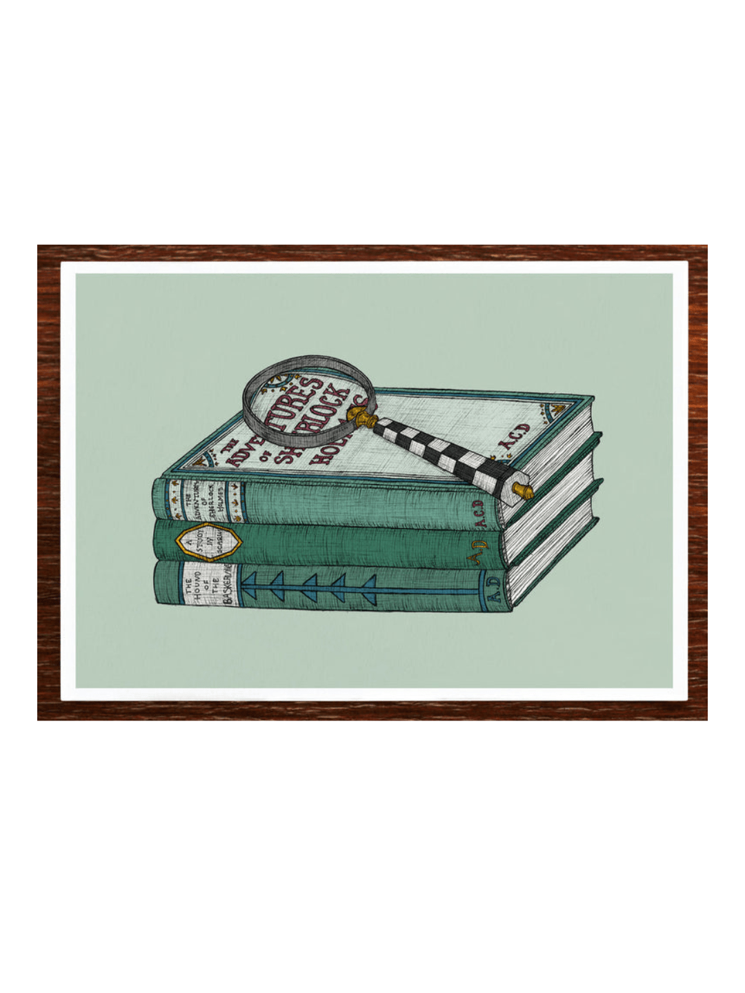 Sherlock Holmes – Book Artwork (A5) - Mu Shop