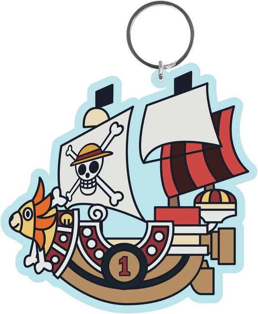 One Piece Boat Moulded Keyring 9cm