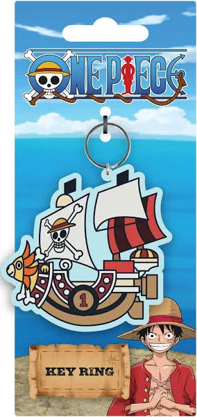 One Piece Boat Moulded Keyring 9cm