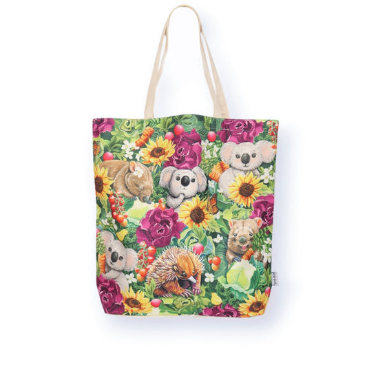 Shopping Tote Garden Giggles - Mu Shop