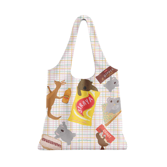 Munchy Australian Iconic Snacks Reusable Shopping Bag