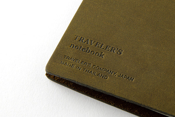 Traveler's Notebook - Olive, Regular Size, Starter kit