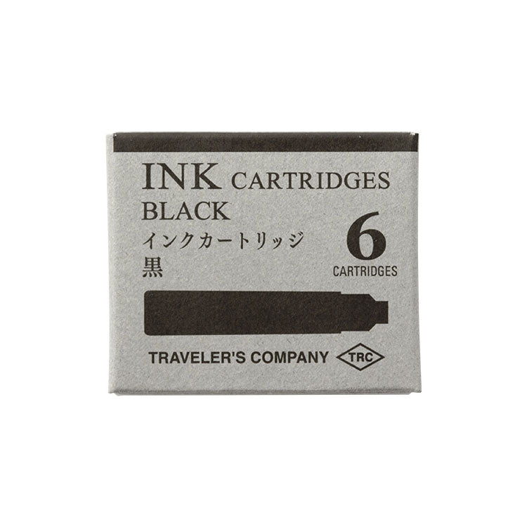 Fountain Pen Ink Cartridges Black – Pack of 6
