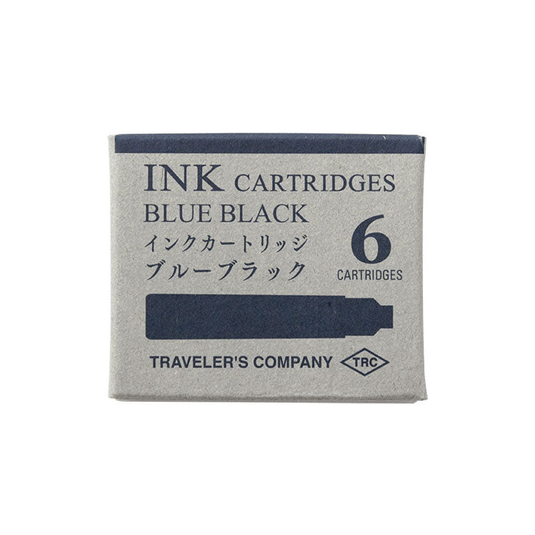 Fountain Pen Ink Cartridges Blue Black – Pack of 6