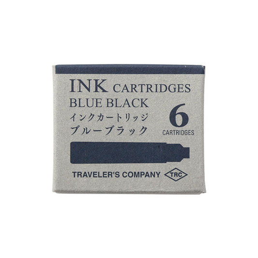 Fountain Pen Ink Cartridges Blue Black – Pack of 6