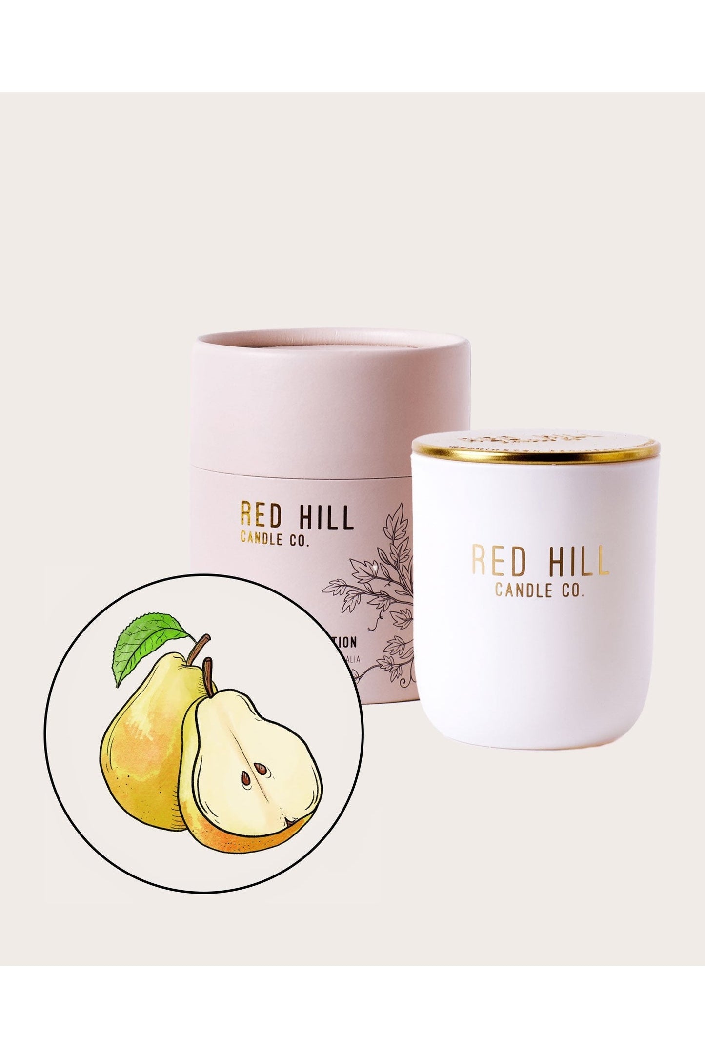 Small Soy Wax Candle - French Pear - Mu Shop