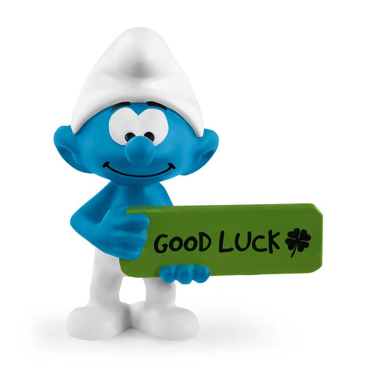 Smurf - Good Luck Smurf Figure 5cm - Mu Shop