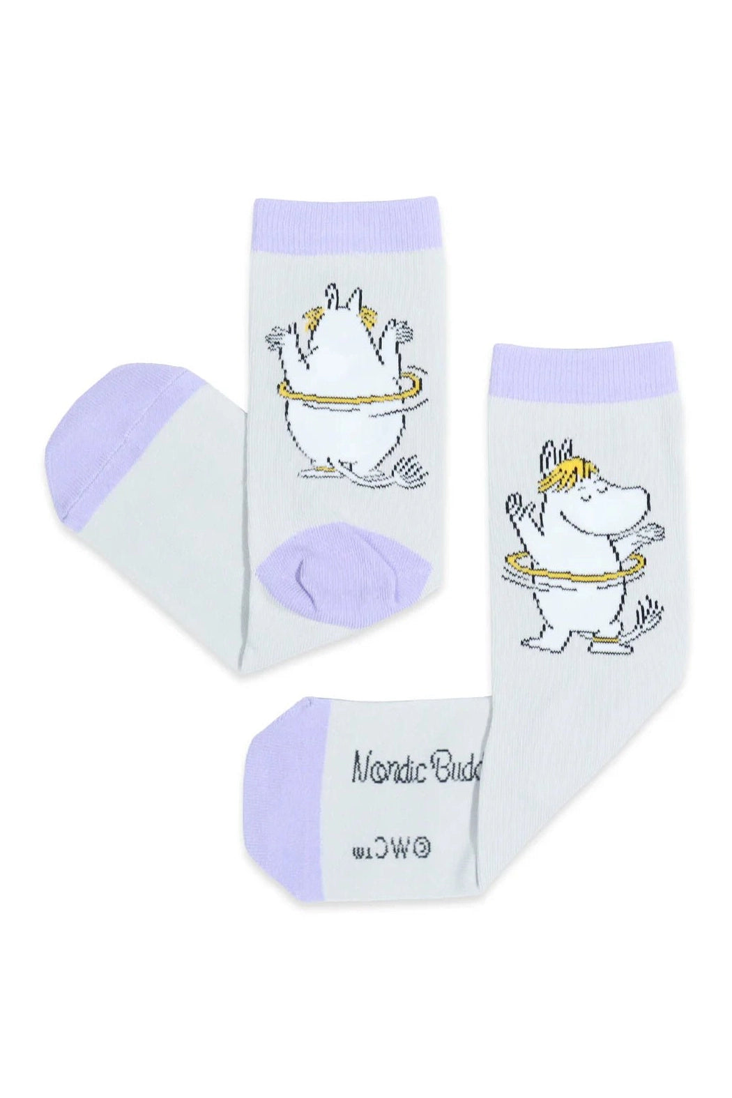 Snorkmaiden Dancing Ladies Socks - Grey - Mu Shop