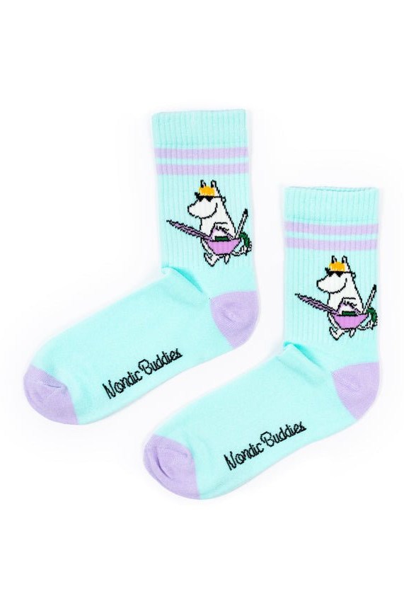 Snorkmaiden Retro Ladies Socks - Mint - Mu Shop