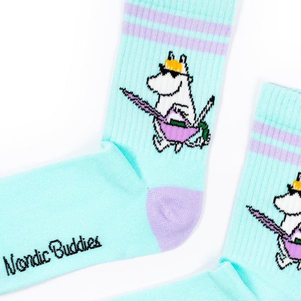 Snorkmaiden Retro Ladies Socks - Mint - Mu Shop