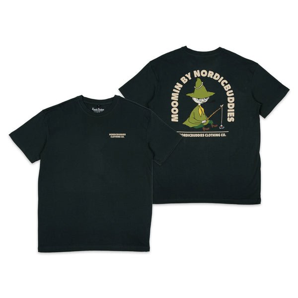 Snufkin Fishing T-Shirt Unisex - Dark Green - Mu Shop