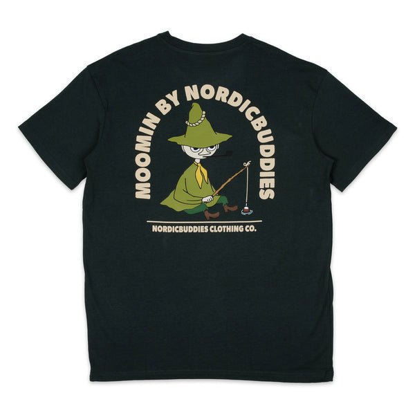 Snufkin Fishing T-Shirt Unisex - Dark Green - Mu Shop