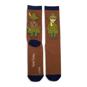 Snufkin Travelling Men Socks - Brown - Mu Shop