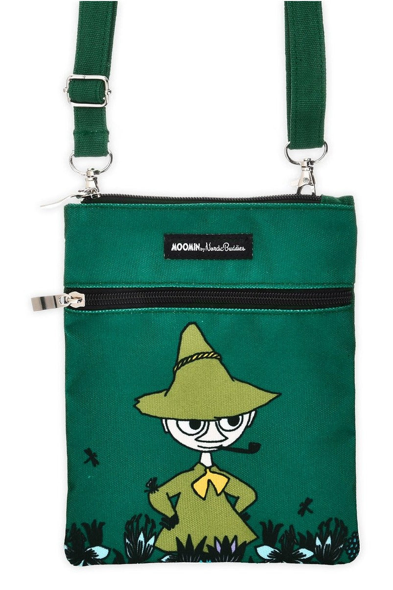 Snufkin's Thoughts Neck Bag - Dark Green - Mu Shop