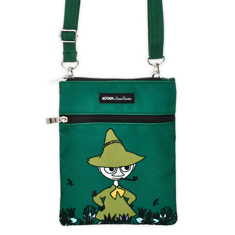 Snufkin's Thoughts Neck Bag - Dark Green - Mu Shop