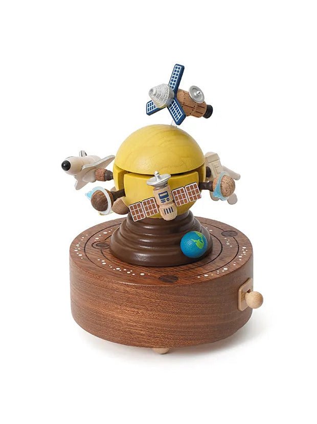 Space Exploration – Double Around Up and Down Music Box - Mu Shop
