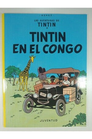 Spanish Album #02 Tintín en el Congo - Softcover - Mu Shop