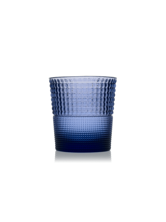 Speedy Mouthblown Coloured Tumbler 280ml - Blue - Mu Shop