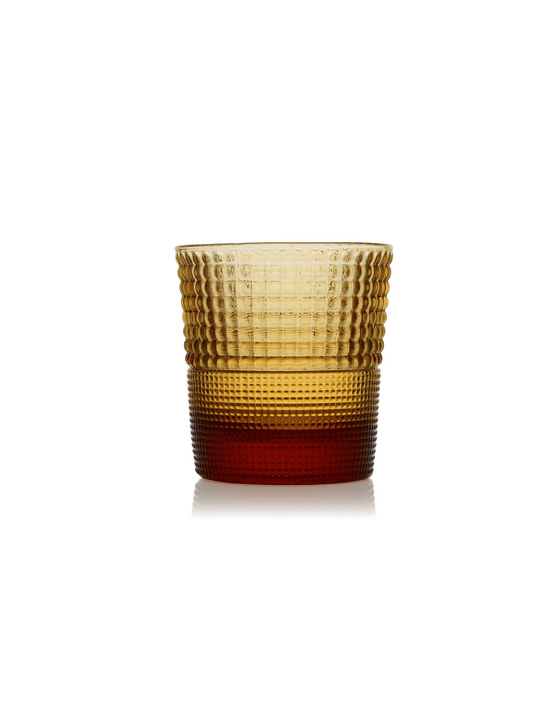 Speedy Mouthblown Coloured Tumbler 280ml - Orange - Mu Shop