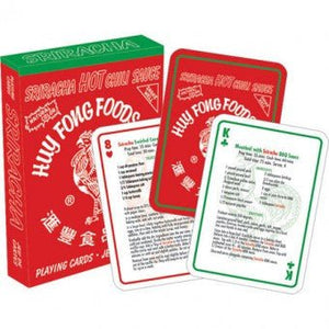 Sriracha Recipes Playing Cards - Mu Shop