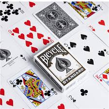 Standard Deck Bicycle Playing Cards - Black - Mu Shop