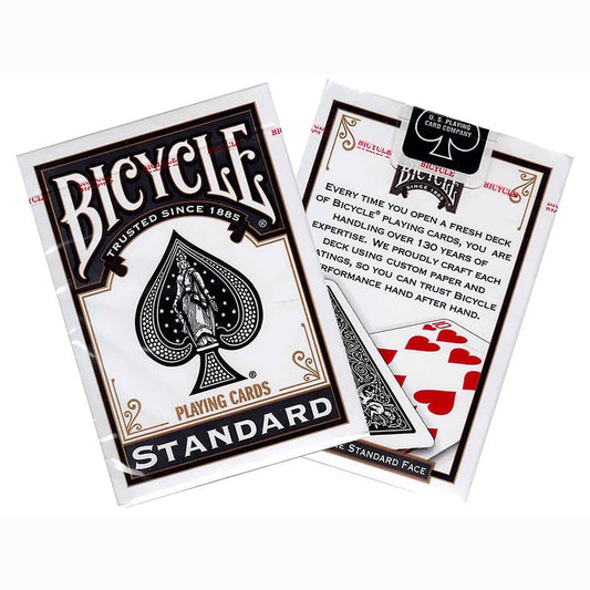 Standard Deck Bicycle Playing Cards - Black - Mu Shop