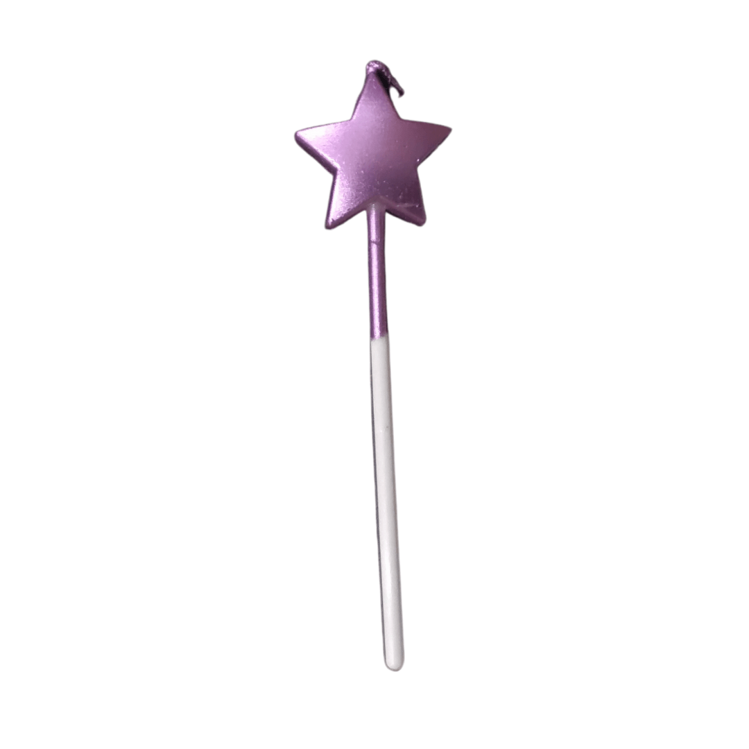 Star Shaped Brithday Candle - Violet - Mu Shop